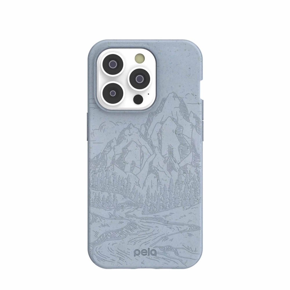 Pela Powder Blue Rockies IPhone 14 Pro Eco-Friendly Phone Case